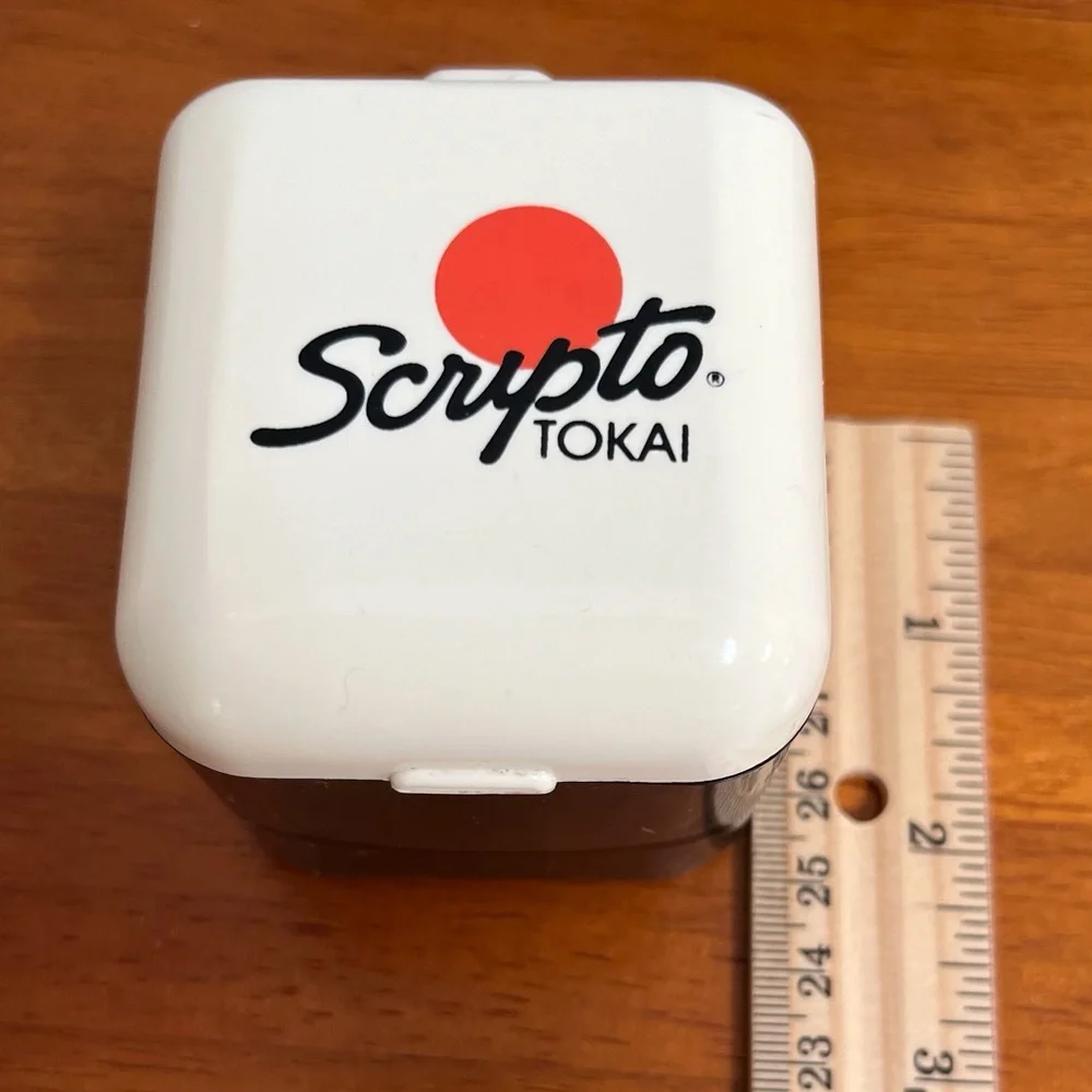 Vintage SCRIPTO Desk Organizer Office Decor paperclip storage
